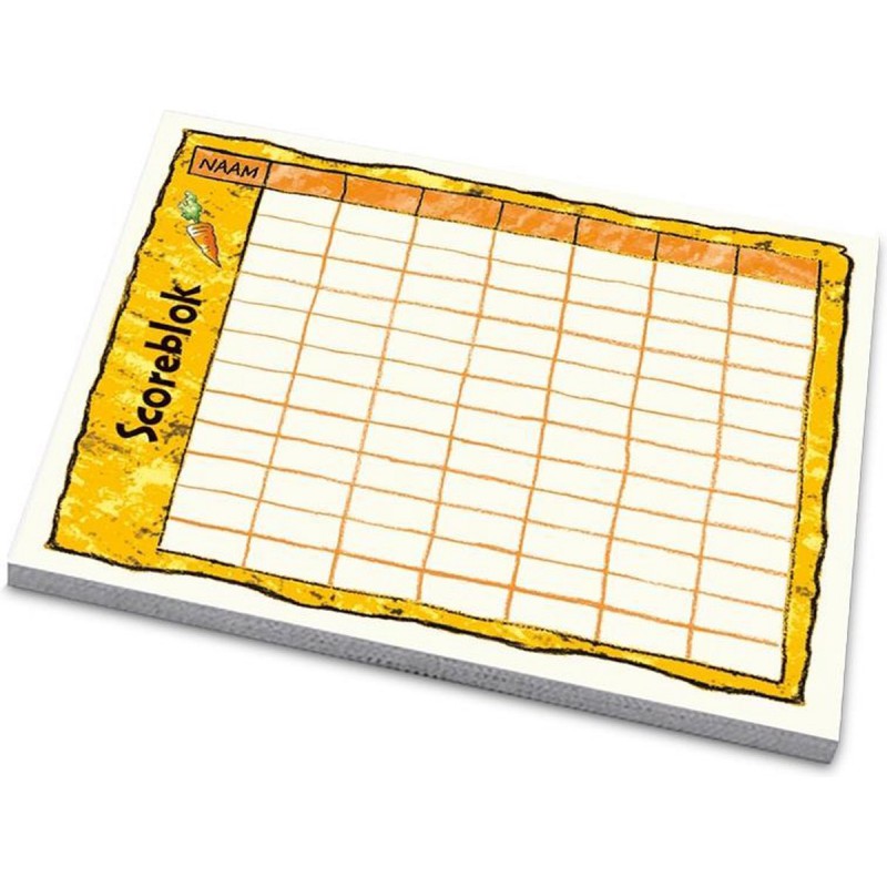 Konijnen Hokken Scoreblok - Dobbelspel, 999games