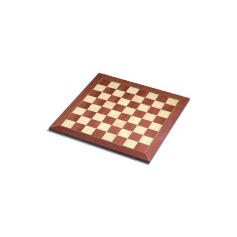 Schaakbord Mahonie/Ahorn 50x50cm