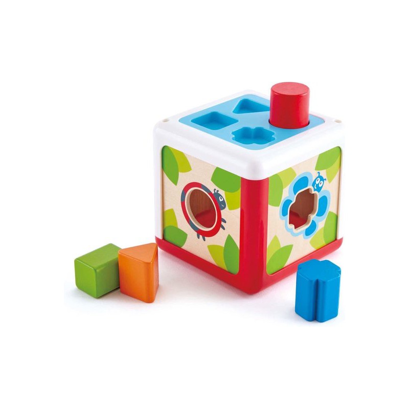 Houten Vormenstoof 5-delig 17 cm, Hape