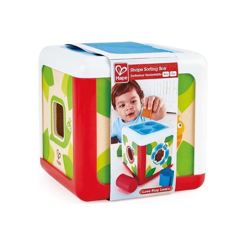 Houten Vormenstoof 5-delig 17 cm, Hape
