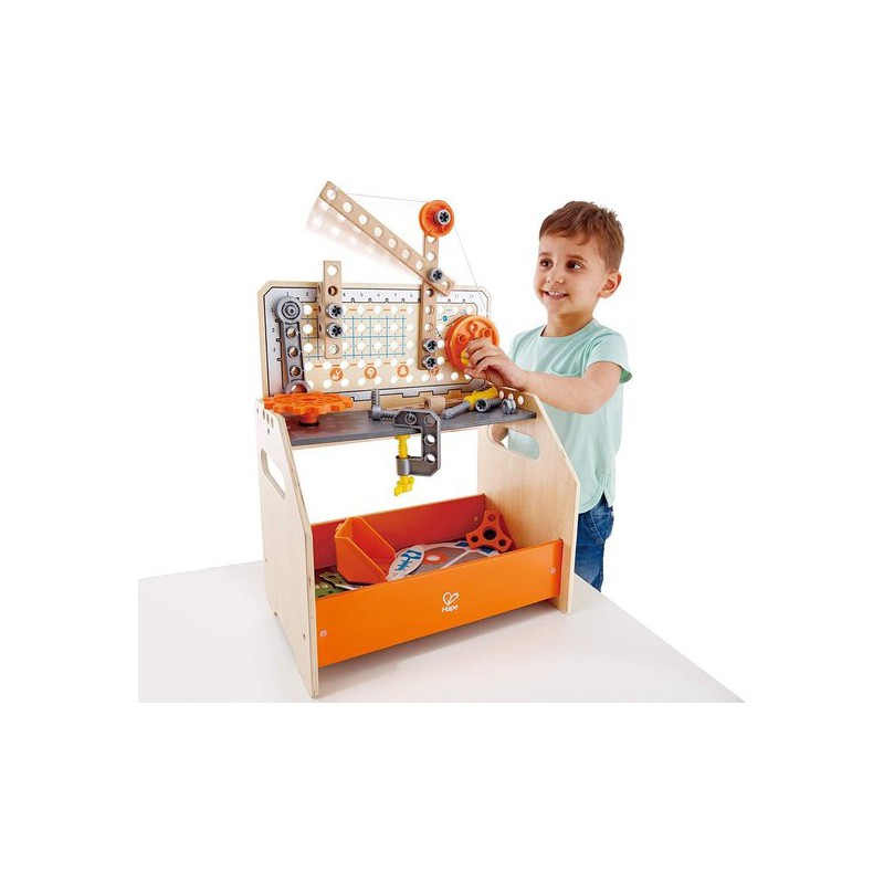 Houten Discovery Scientific Werkbank 58-delig, Hape