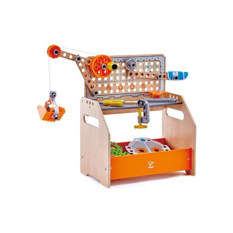 Houten Discovery Scientific Werkbank 58-delig, Hape
