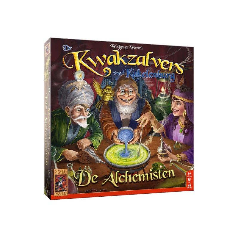 De Kwakzalvers van Kakelenburg: De Alchemisten - Bordspel, 999games