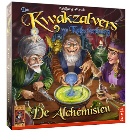 De Kwakzalvers van Kakelenburg: De Alchemisten - Bordspel, 999games