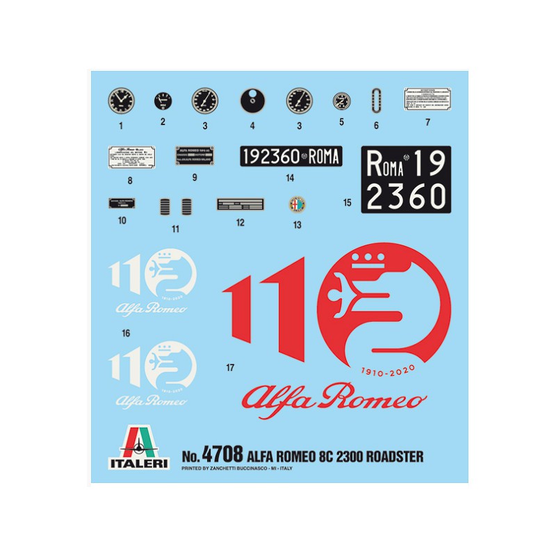 Alfa Romeo 8C 2300 Roadster 1:12