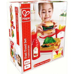 Houten Fast Food set, Hape