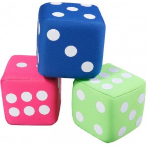 New Sports Neopreen dobbelstenen, 3 stuks in net, 8 cm