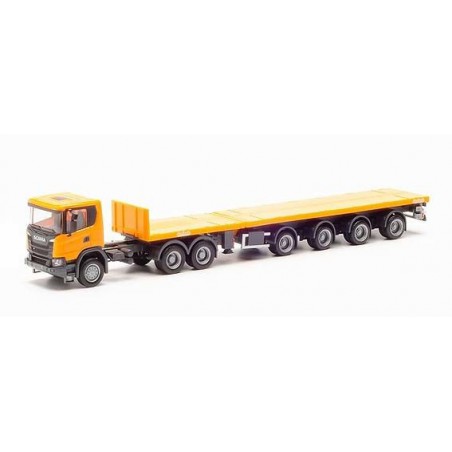 Herpa, truck-trailer Scania CG 17 Nooteboom, 1:87