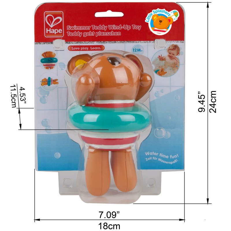 Zwemmer Teddy Opwindspeeltje, Hape
