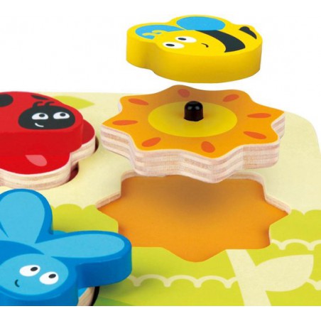 Dynamische Insecten puzzel, Hape