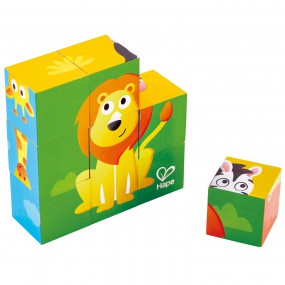 Blokpuzzel Jungle Dieren, Hape
