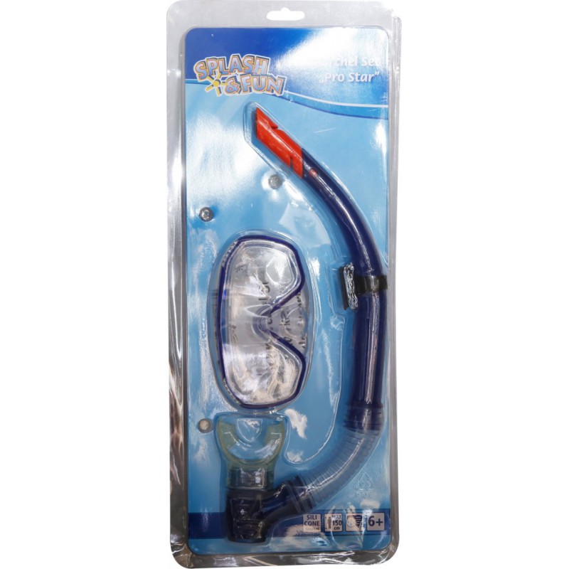 Splash & Fun Snorkelset Pro Star, siliconen, 6+