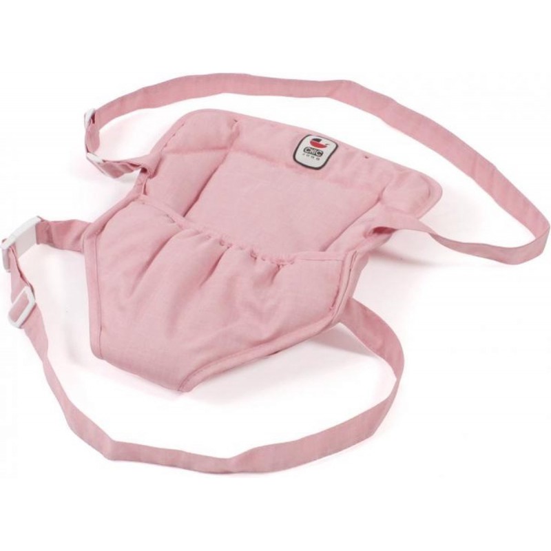 Poppendraagzak (lichtroze)