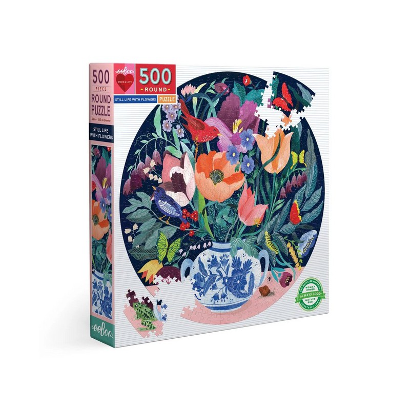 Still Life with Flowers 500 stukjes Eeboo