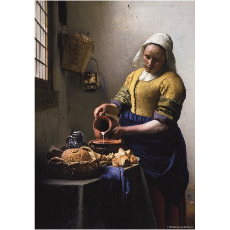 De Keukenmeid - Johannes Vermeer 1000stukjes Puzzelman