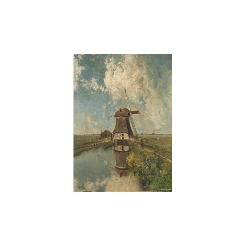 Een Molen - Paul Gabriël 1000stukjes Puzzelman