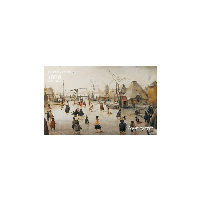 IJsvermaak - Hendrick Averkamp 1000stukjes Puzzelman