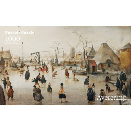 IJsvermaak - Hendrick Averkamp 1000stukjes Puzzelman