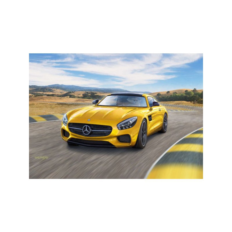 Revell  Mercedes - AMG GT geel-07028