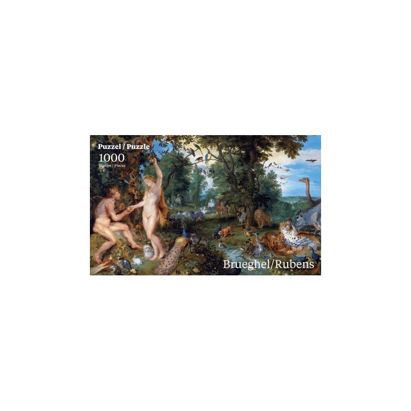 Paradijs - Peter Paul Rubens/Jan Brueghel de oude 1000stukjes Puzzelman