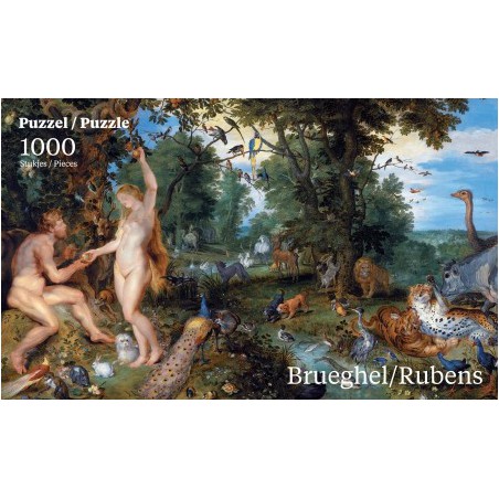 Paradijs - Peter Paul Rubens/Jan Brueghel de oude 1000stukjes Puzzelman