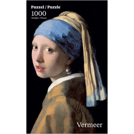 Meisje met de Parel - Johannes Vermeer 1000stukjes Puzzelman