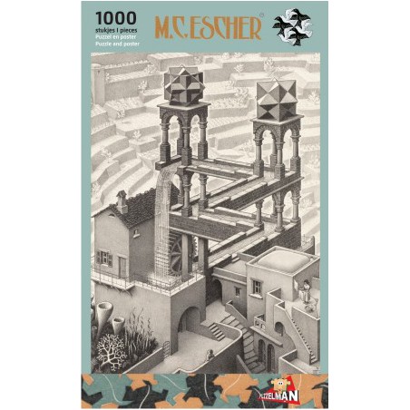 Waterval - M.C. Escher 1000stukjes Puzzelman