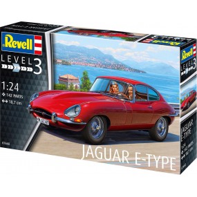 Revell, Jaguar E-Type rood - 07668