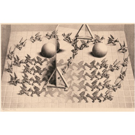 Toverspiegel - M.C. Escher 1000stukjes Puzzelman