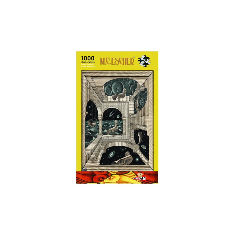 Andere Wereld - M.C. Escher 1000stukjes Puzzelman