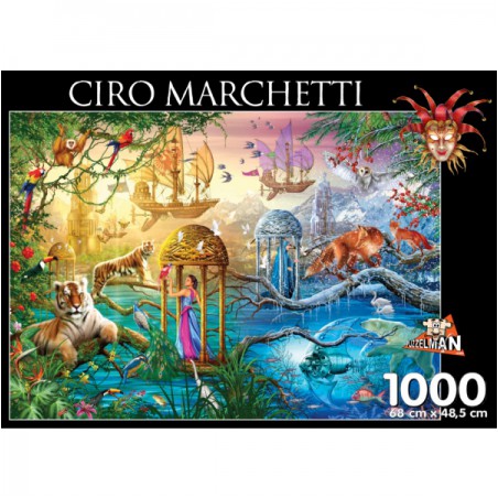 Shangri La - Ciro Marchetti 1000stukjes Puzzelman