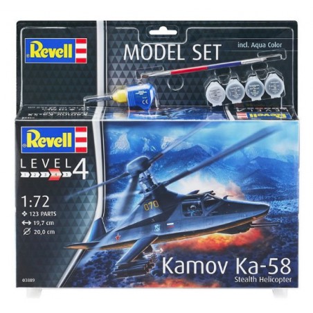 Revell Model Set Kamov Ka-58 Stealth Heli