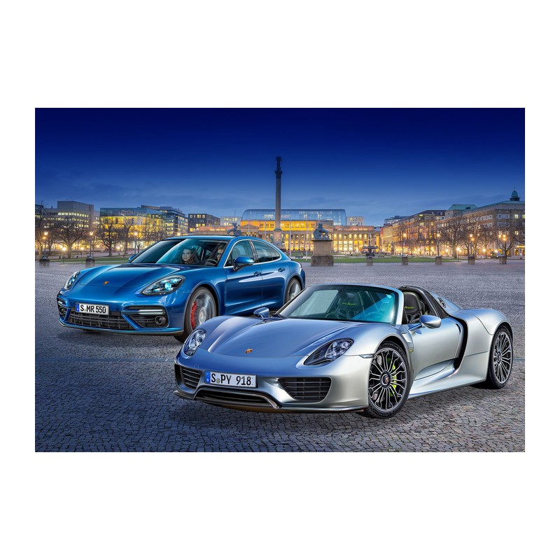 Revell Porsche Set - 918 Spyder & Panamera