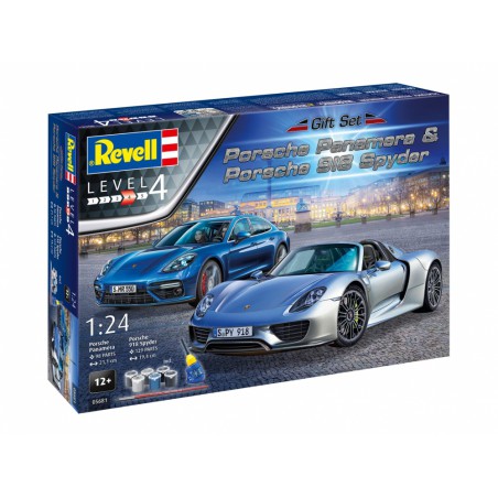 Revell Porsche Set - 918 Spyder & Panamera