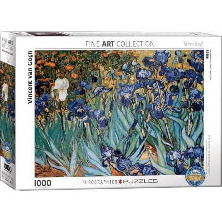 Irises by Vincent van Gogh, Eurographics 1000stukjes