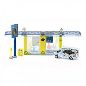 Siku 5509 - Busstation met schoolbus 1:50