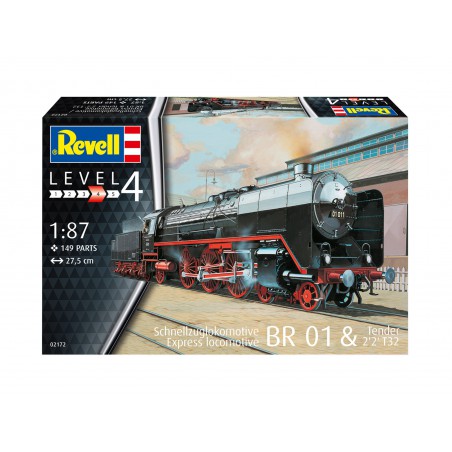 Revell. Express Locomotive BR 01 & Tender - 02172