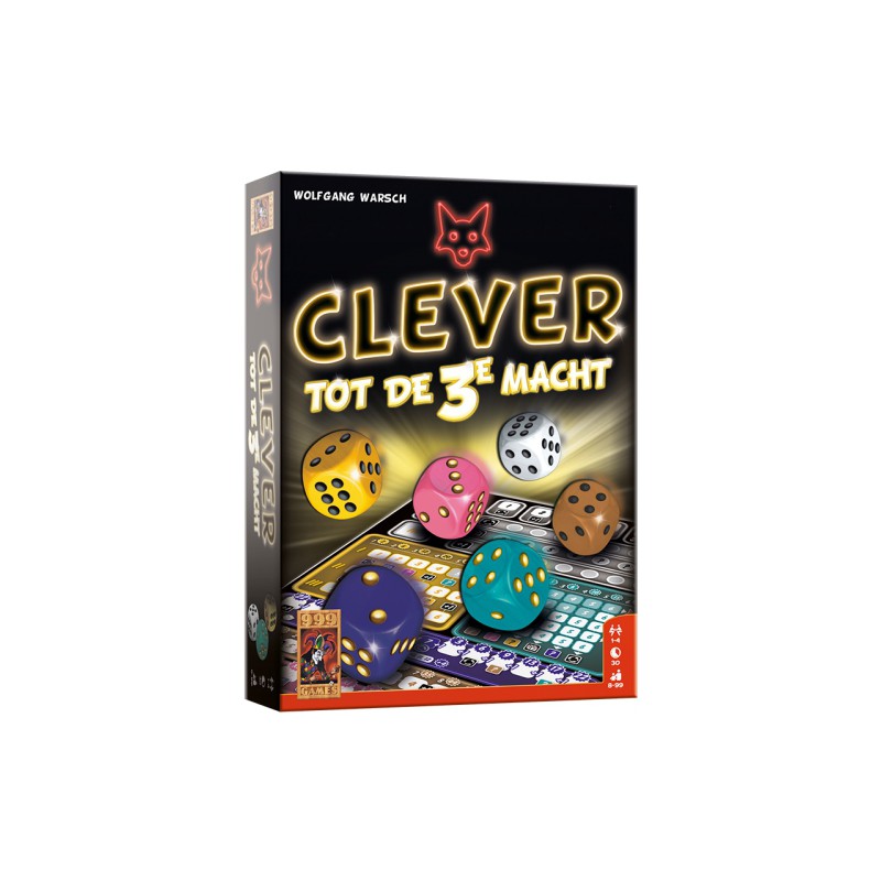 Clever tot de 3e macht - Dobbelspel, 999 games