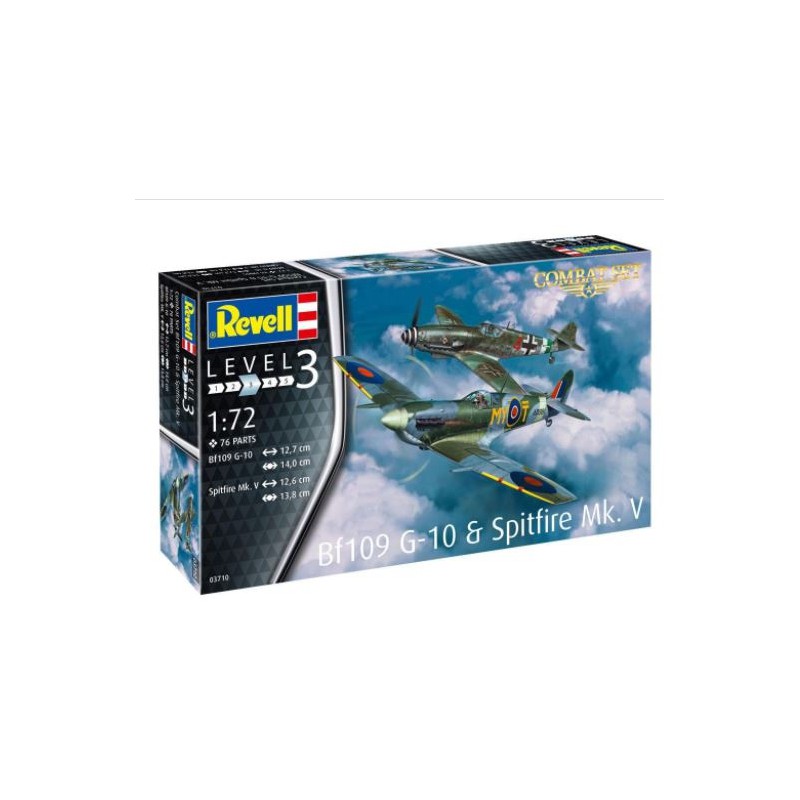 Revell Combat Set Bf109G-10 & Spitfire Mk.
