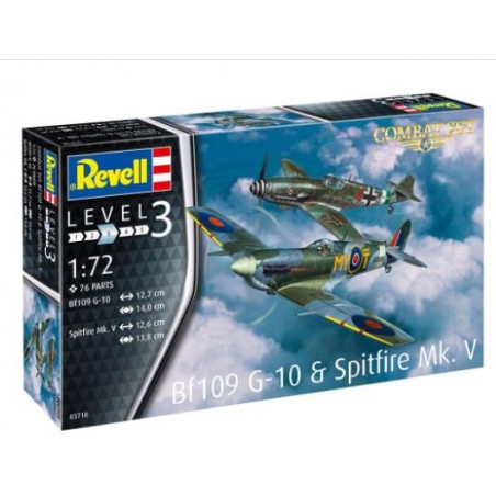 Revell Combat Set Bf109G-10 & Spitfire Mk.