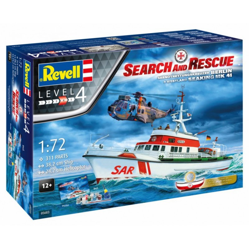 Revell DGzRS Berlin en Sea King "Good Bye Set"