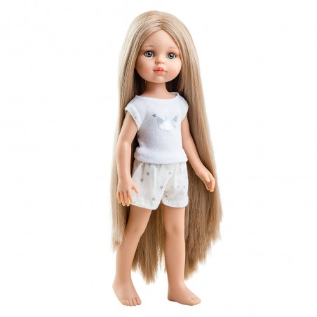 Paola Reina, Pop Amigas Pyama Carla lang haar, 32cm Paola Reina, Pop Amigas Pyama Carla lang haar, 32cm