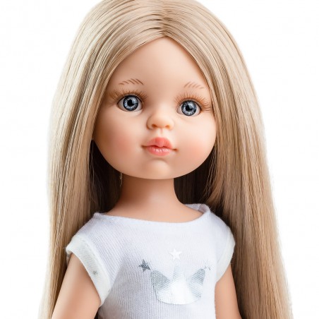 Paola Reina, Pop Amigas Pyama Carla lang haar, 32cm Paola Reina, Pop Amigas Pyama Carla lang haar, 32cm