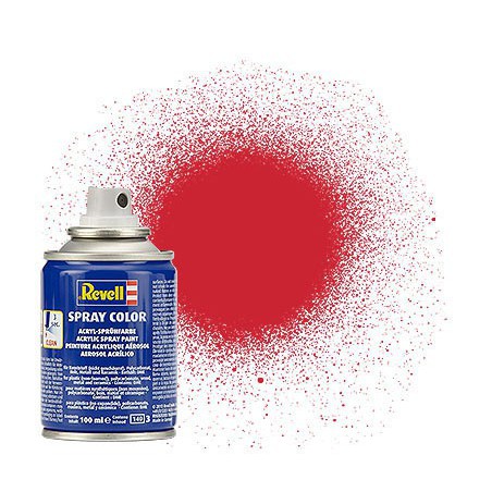 Revell Spray Vuurrood, zijdemat