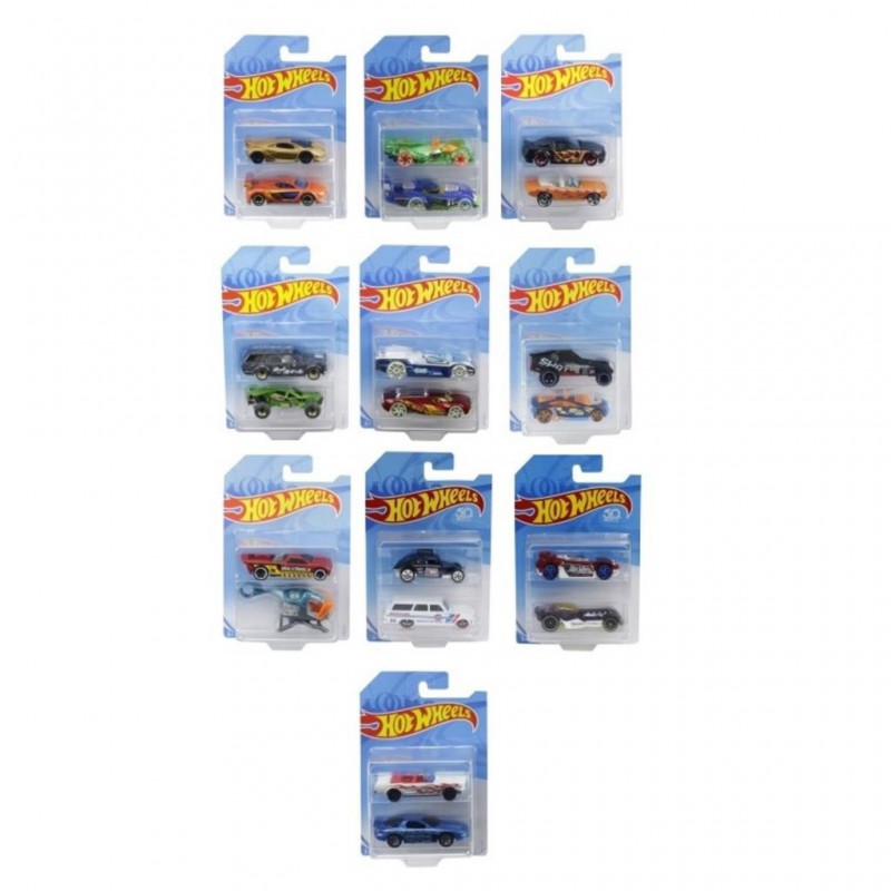 Hot Wheels 2-pack, assorti