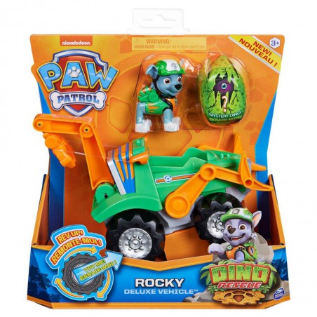 Paw Patrol - Dino Deluxe themed vehicle - Rocky