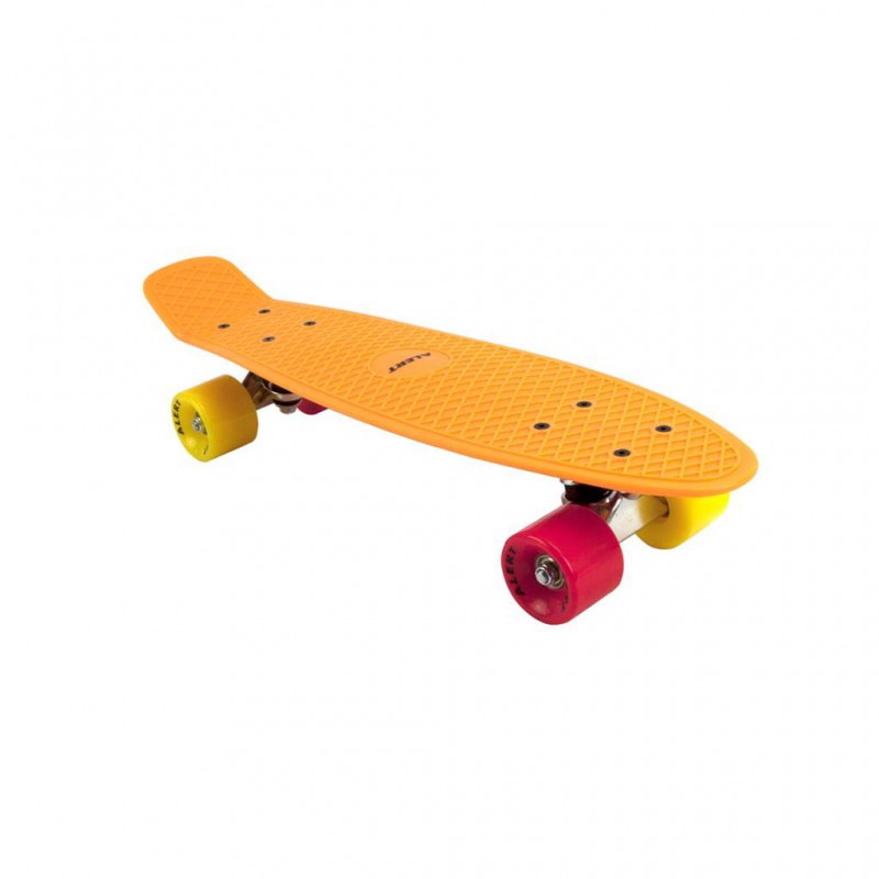 Skateboard Neon Oranje 55 cm, ABEC7