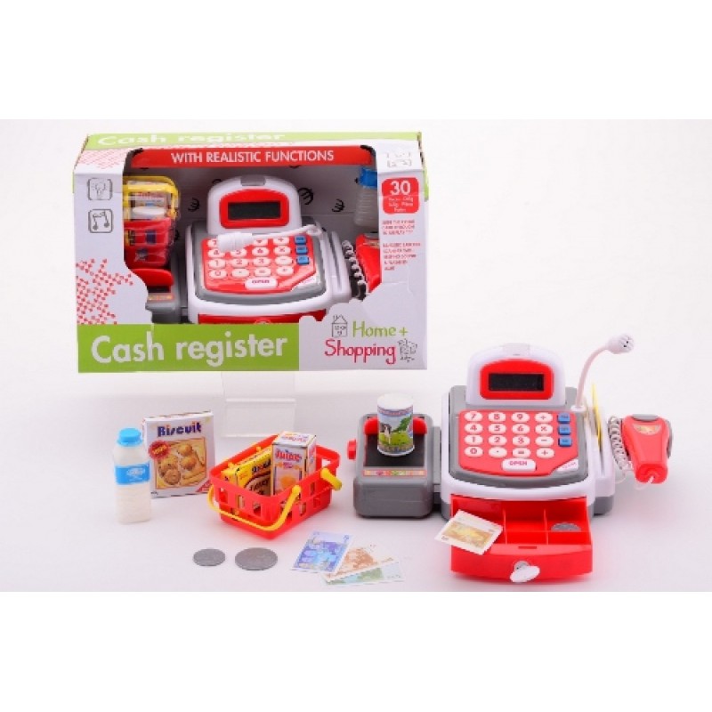 Johntoy 27497 - Home and Shopping Deluxe kassa met licht en geluid