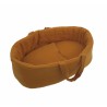 Poppendraagmand ochre mousseline Poppendraagmand ochre mousseline