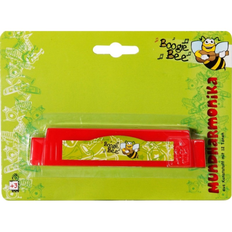 Mondharmonica 12 toons kunstof,  Boogie Bee
